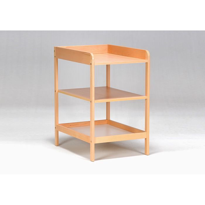 MALAGA changing unit in solid wood with a natural varnish - Unisex - W 96 x H 82 x D 11 cm