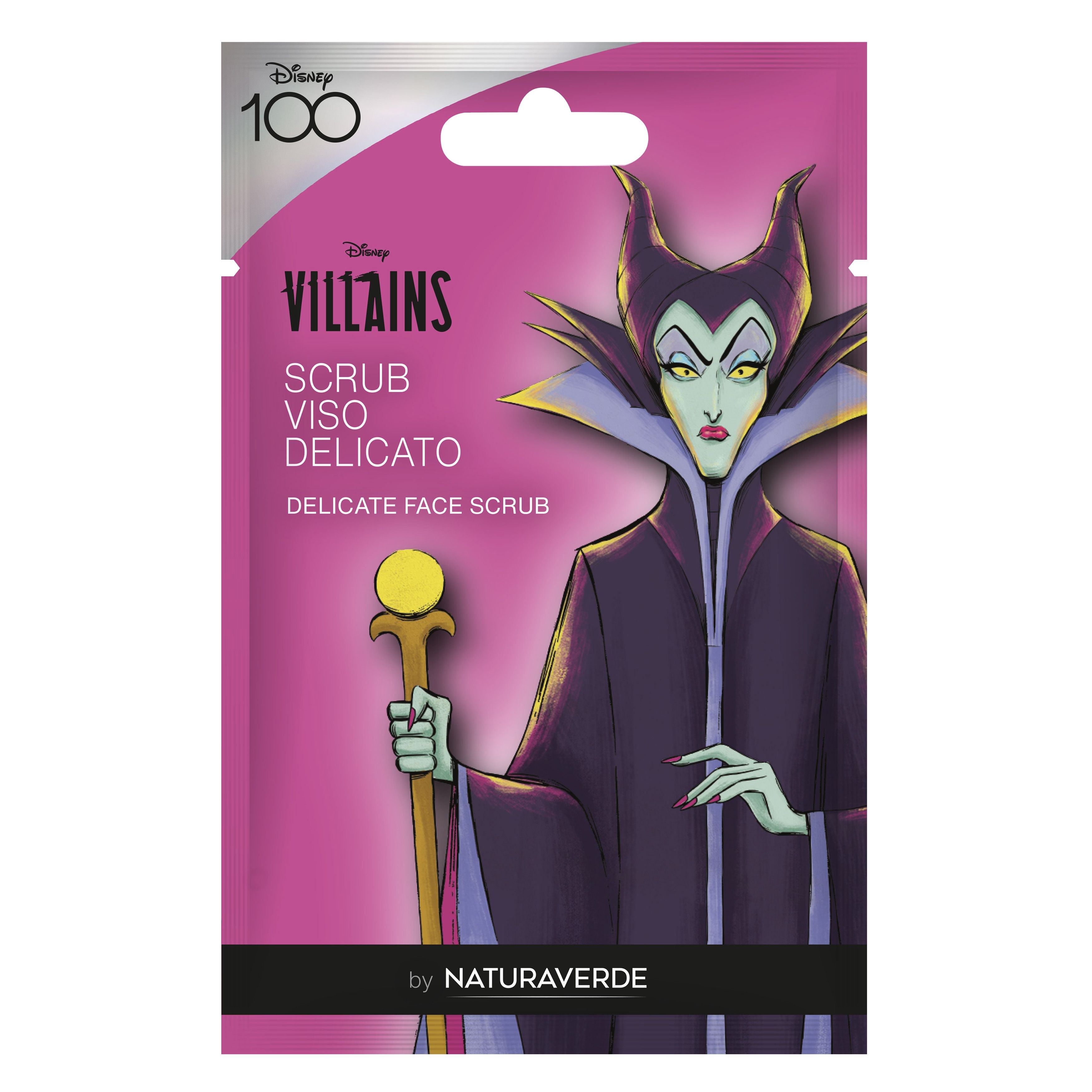 Disney100 Maleficent пилинг маска Пилинг за лице