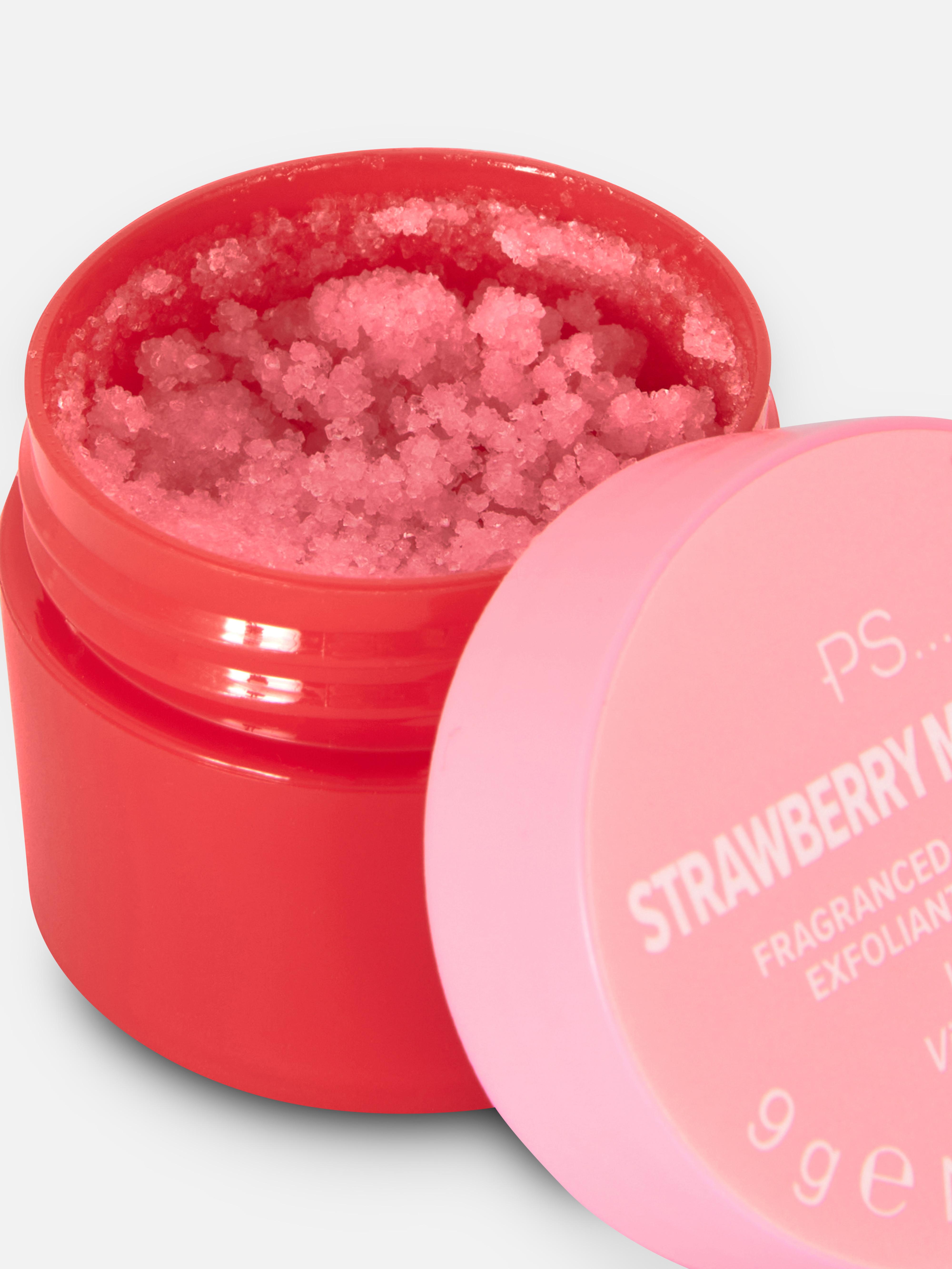PS... Lippenpeeling mit Erdbeerduft Ein Lippenpeeling mit Erdbeerduft und Vitamin E