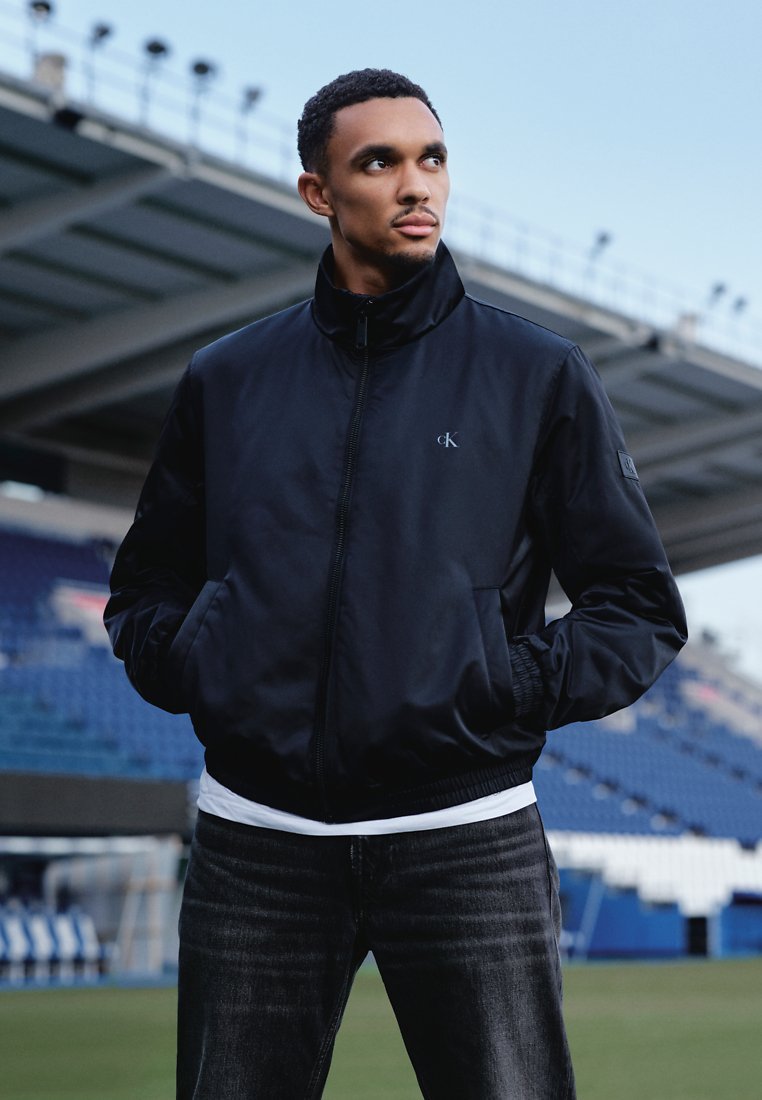 Calvin Klein Jeans gewatteerde Harrington-jas - Lichte jas - zwart
