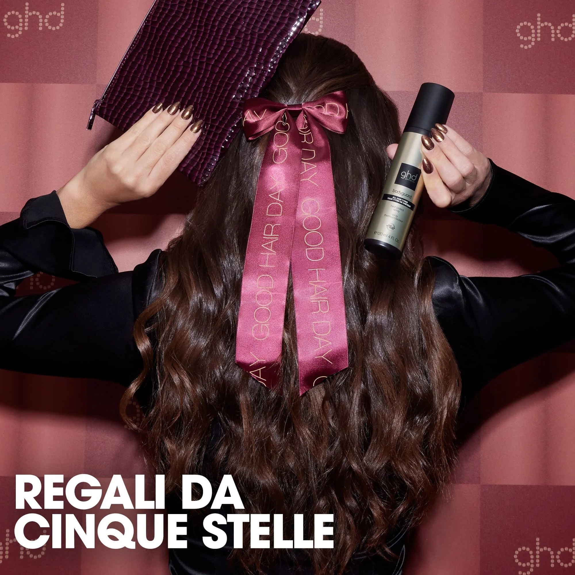 ghd Style ghd Style Gift Set Cherry Chic - Cofanetti per Capelli, Spray Termo Protettivo, Fermagli ed Elastici