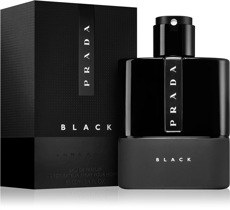 Prada Luna Rossa Black Eau de Parfum frasco recarregável para homens
