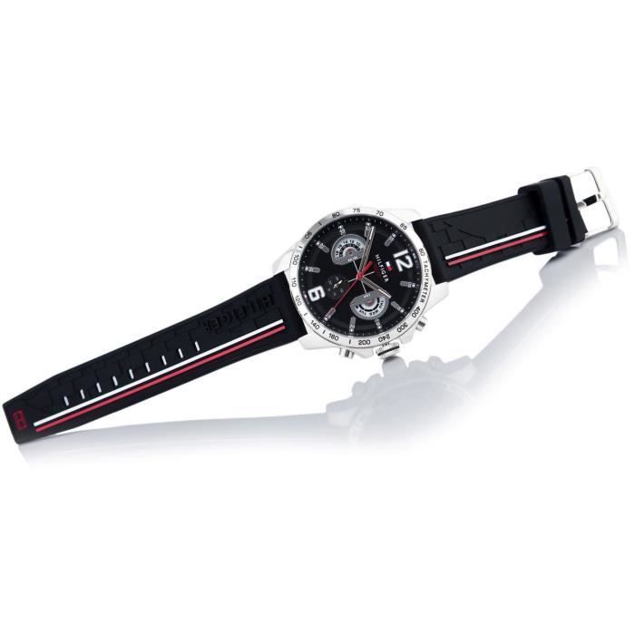 Reloj de cuarzo Tommy Hilfiger para hombre con esfera múltiple y correa de caucho 1791473