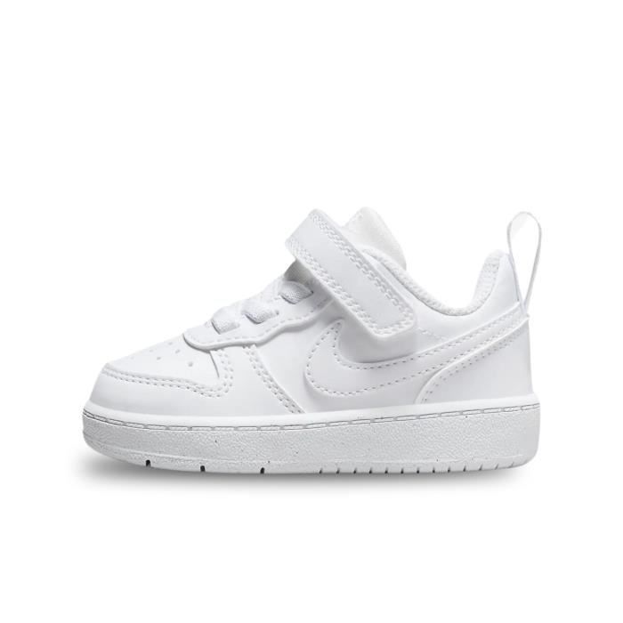 Zapatillas Nike Court Borough Low Recraft para bebés y niños pequeños, blancas DV5458-106