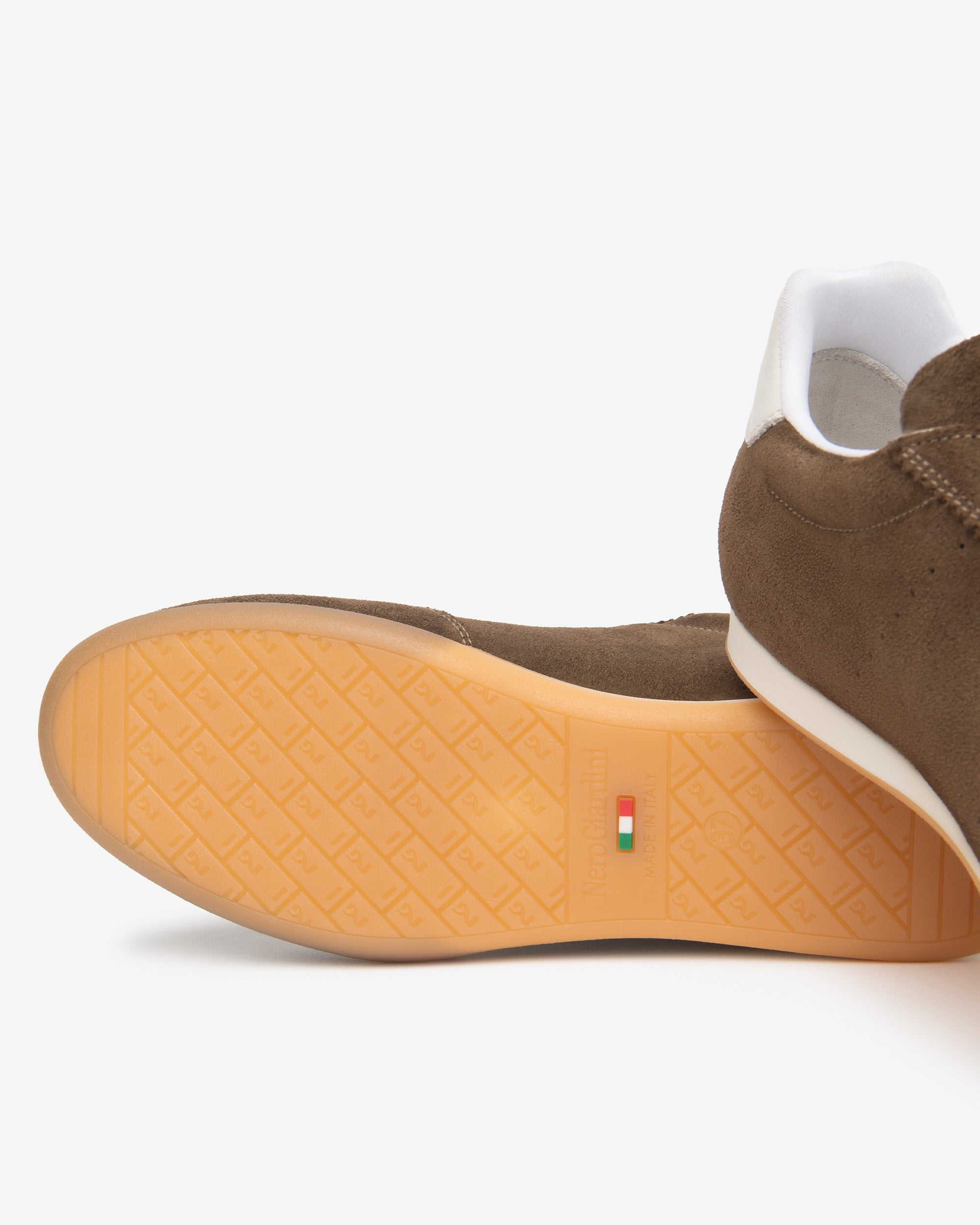  Baskets en daim et cuir pour femmes
