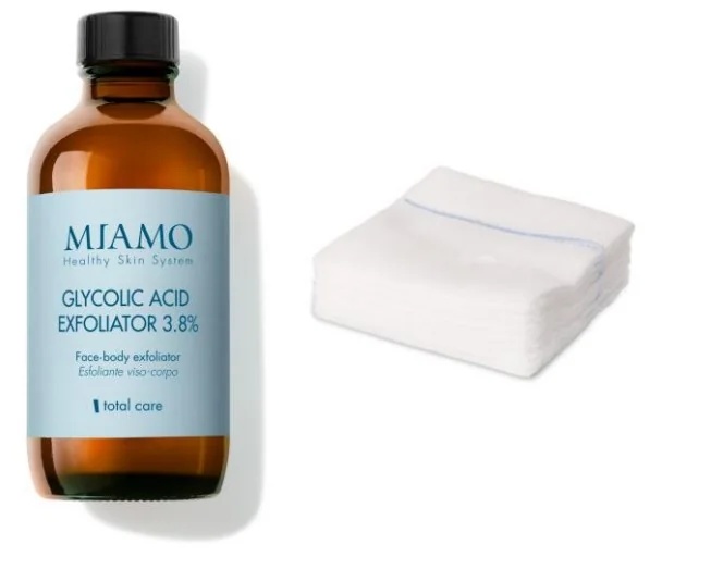 MIAMO Miamo Soin Total Exfoliant à l'Acide Glycolique 3,8 % - Coffret Exfoliant Visage et Corps
