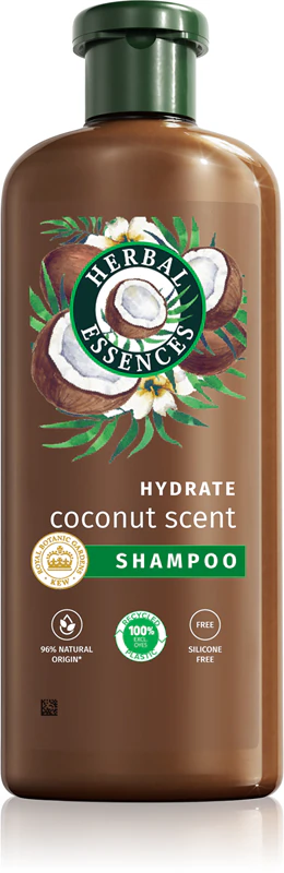 Shampoo Hidratante Herbal Essences com Aroma de Coco para Cabelos Secos