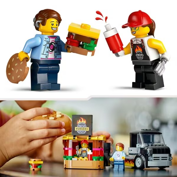 LEGO City 60404 Tovornjak s hamburgerjem