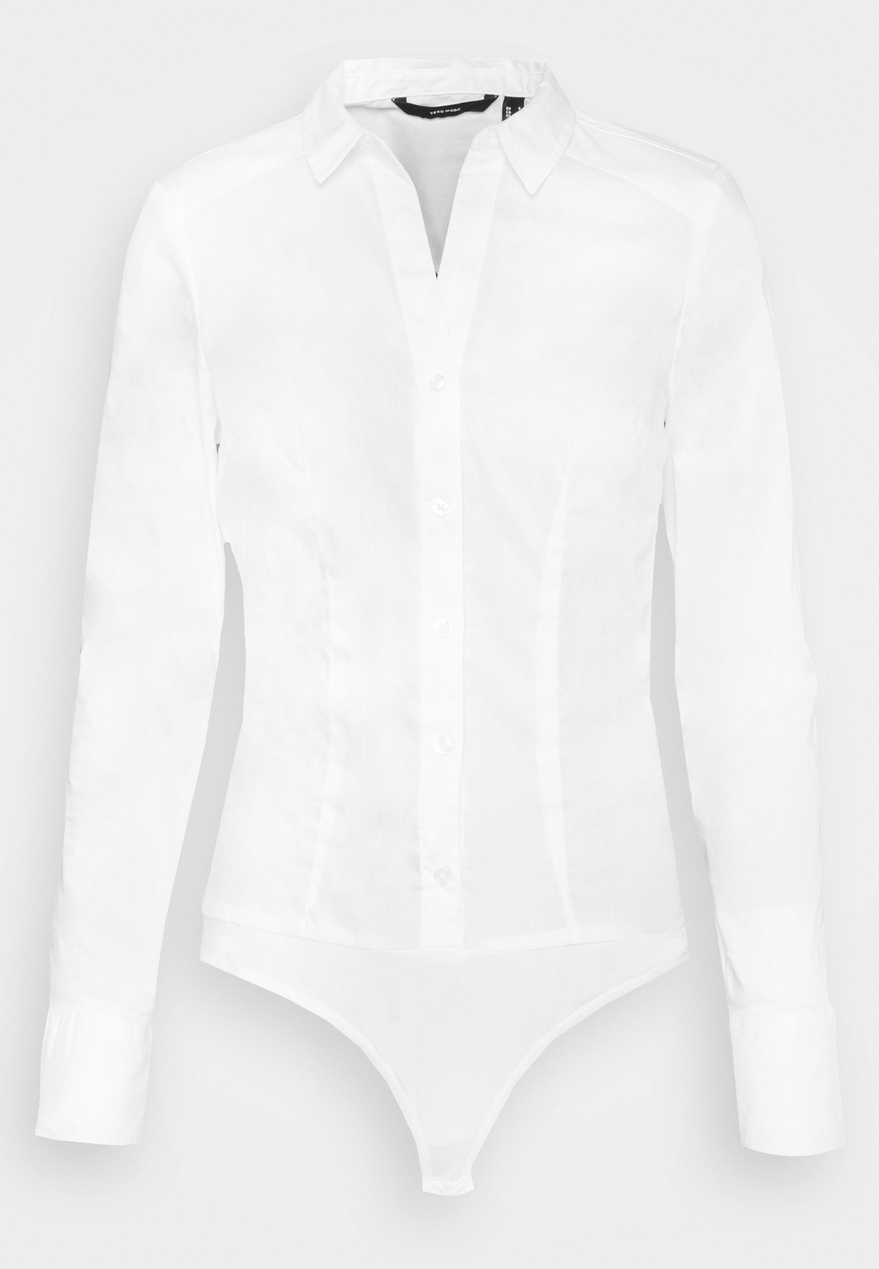 Vero Moda VMLADY - Blusa com botões - branca como a neve