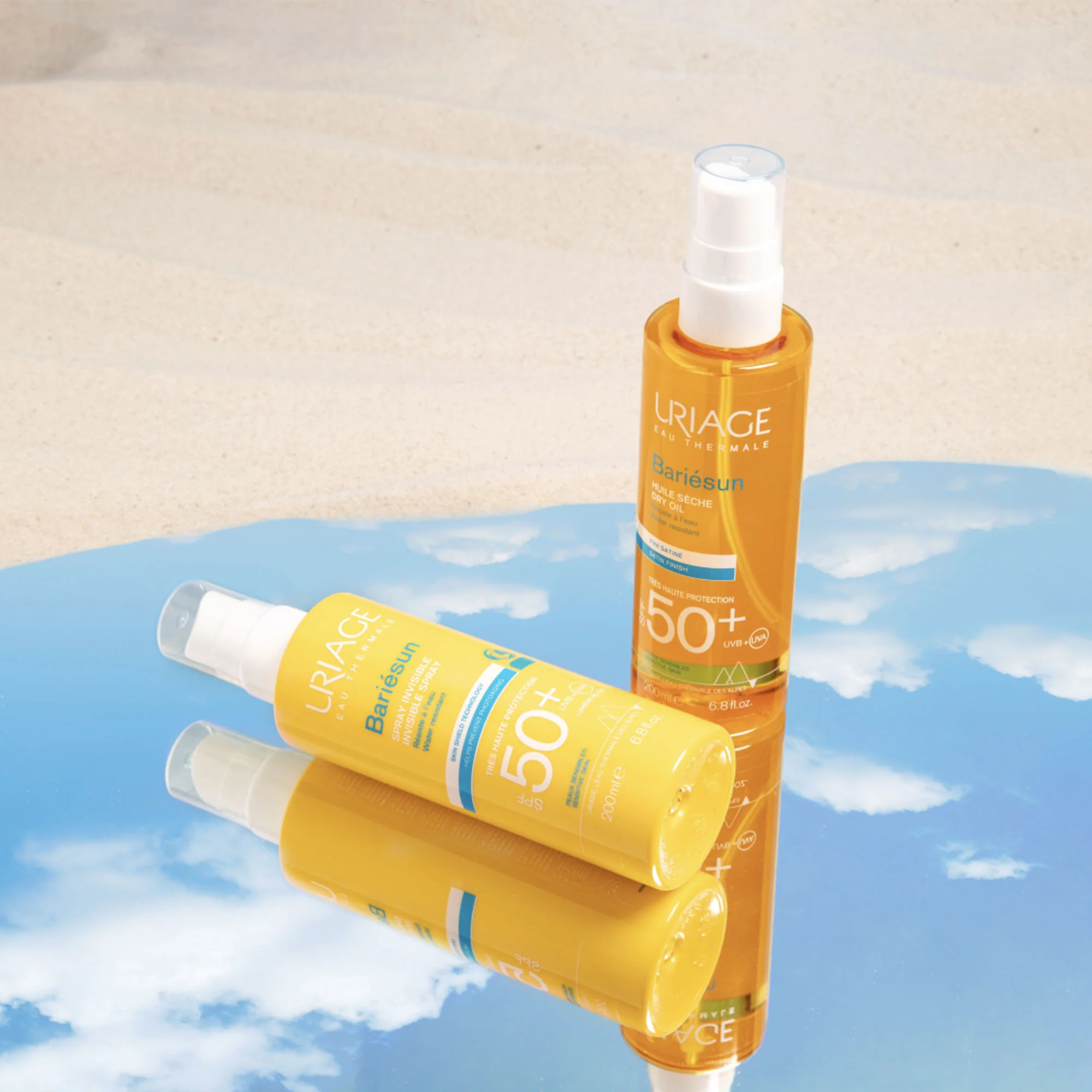 BARIESUN Spray Invisibile SPF50+ Senza Profumo - Spray solare corpo alta prot.