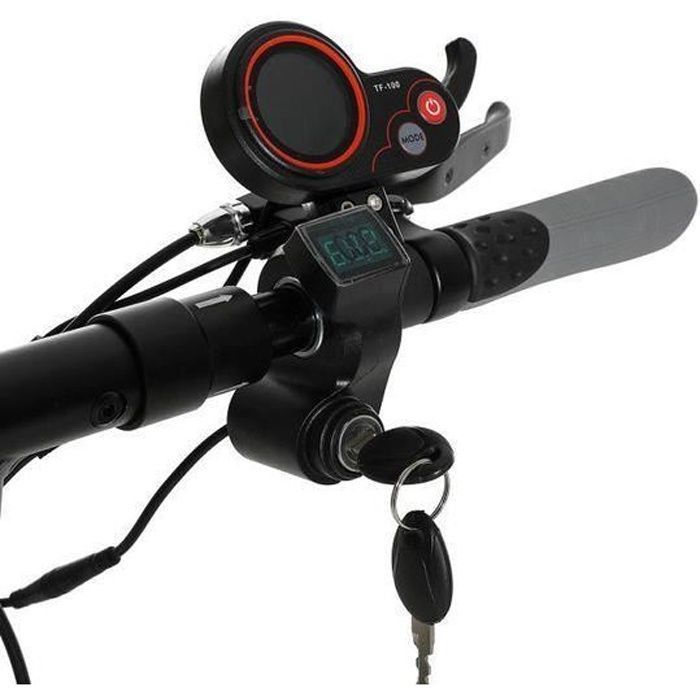 Dashboard for Electric Scooter - Kugoo Kirin M4 and M4 Pro - Black - 6 Needles