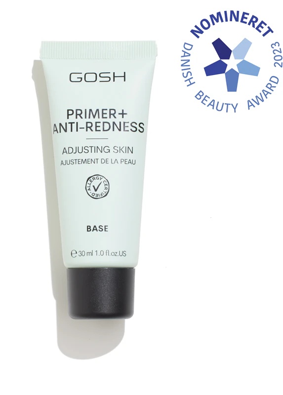 GOSH COPENHAGEN Primer Plus + podlaga za ličila, ki zmanjšuje rdečico