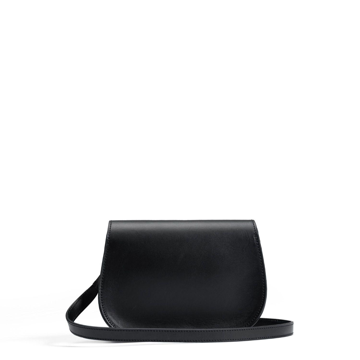 Isabel Bernard torba preko ramena/crossbody torba Isabel Bernard Montmartre Manon Crna - Prirodna koža - Montmartre Manon