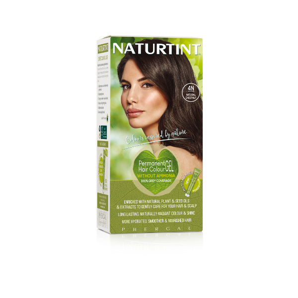 Naturtint tartós hajfesték gél 4N Természetes gesztenye