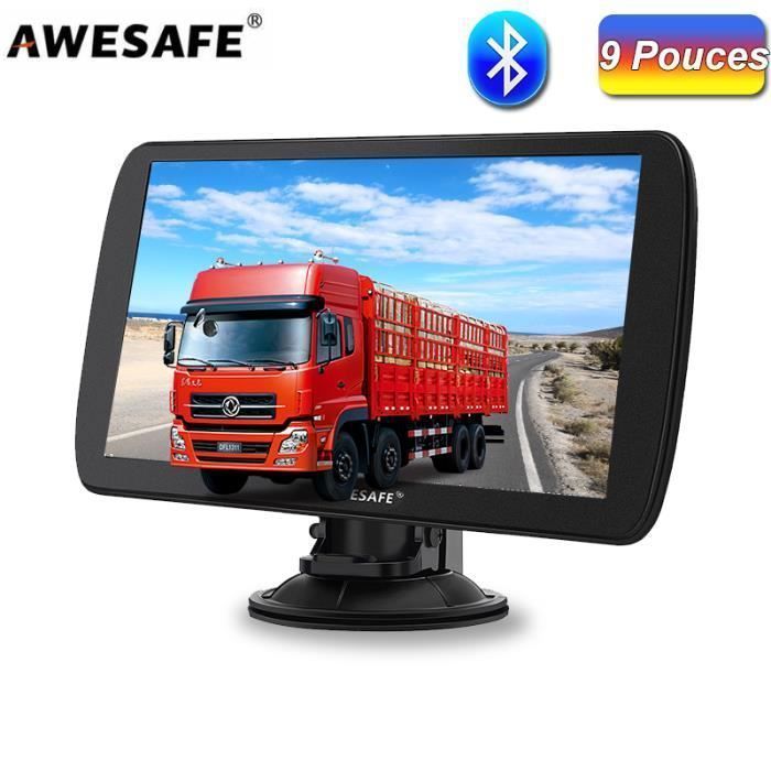 LKW-Navigationssystem, 9-Zoll-Touchscreen, Bluetooth, 48 kostenlose nationale Karten
