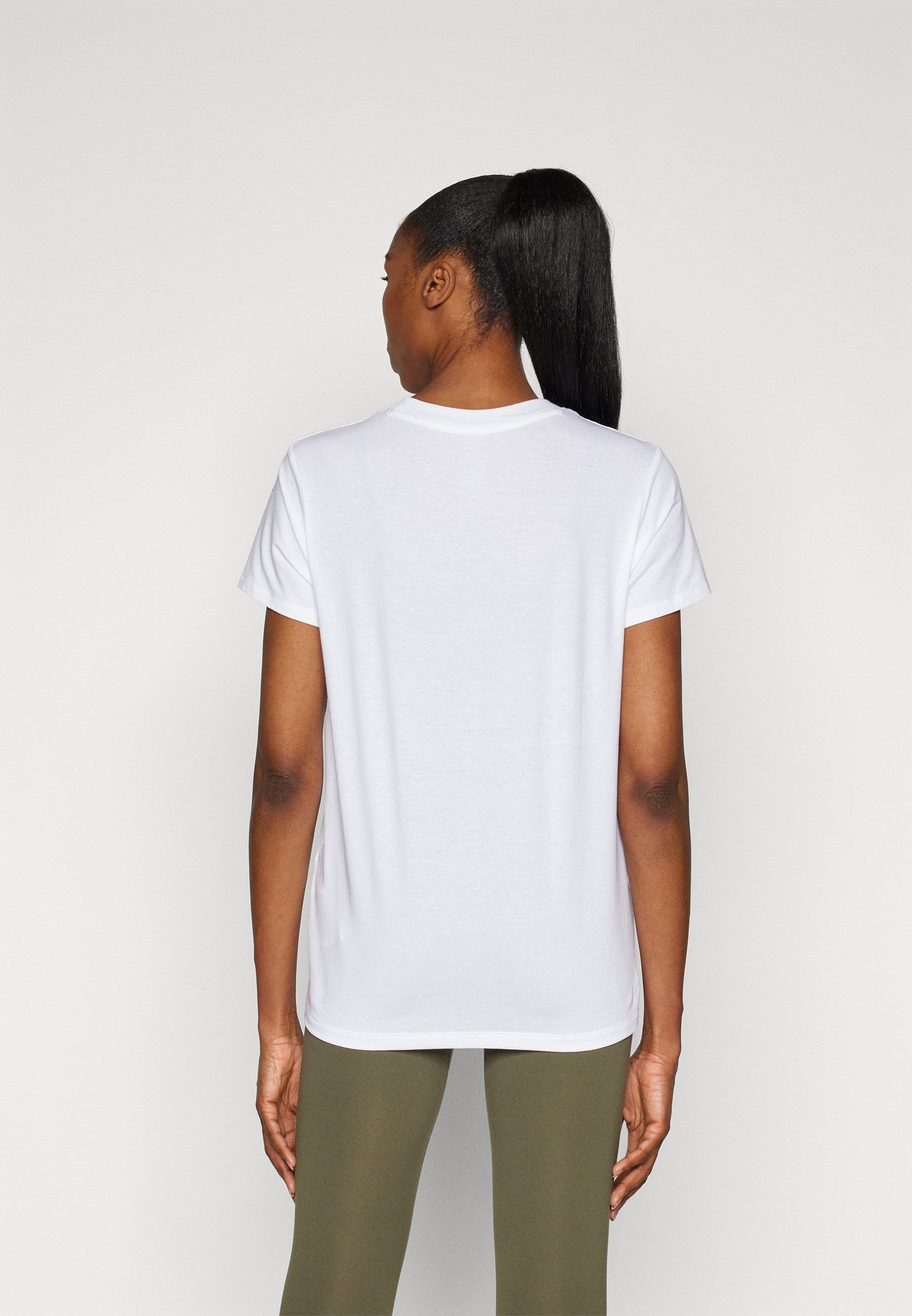 Under Armour RIVAL CORE - Basic T-shirt - wit/zwart