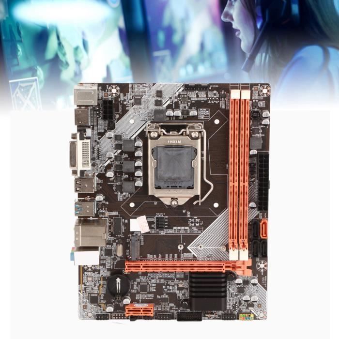 Placa base de escritorio VVIKIZY B75 M.2 USB3.0 SATA3 DDR3 - Compatible con procesadores i3/i5/i7 de segunda y tercera generación.