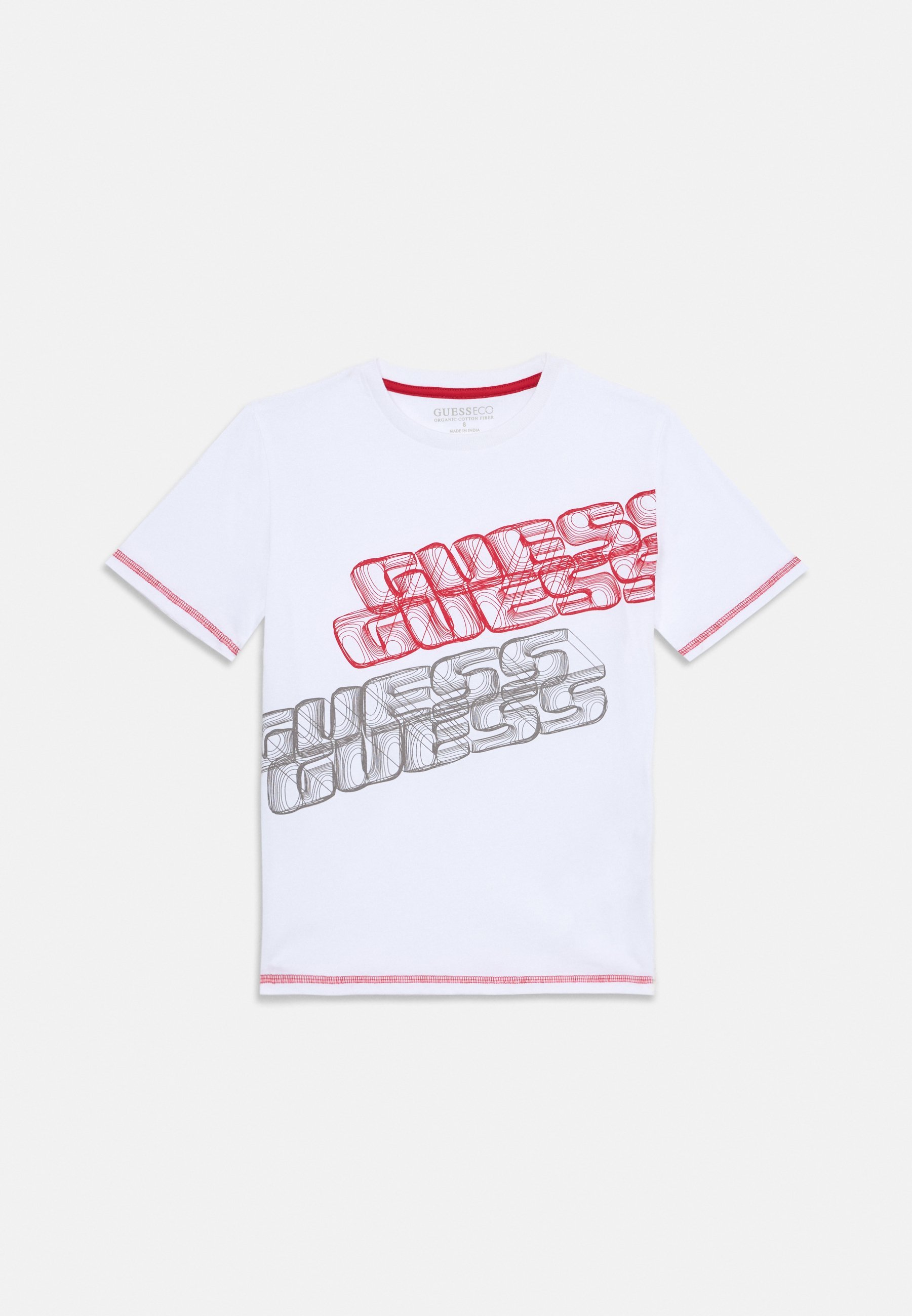 Guess JUNIOR - T-shirt met print - puur wit