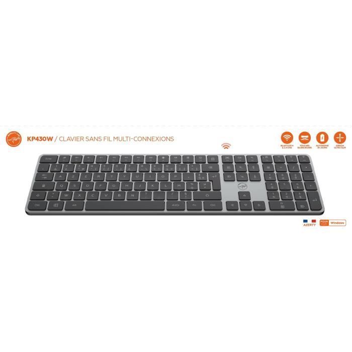Tastiera - Tasti piatti - MOBILITY LAB - KP430W - Dimensioni standard - AZERTY - Senza retroilluminazione