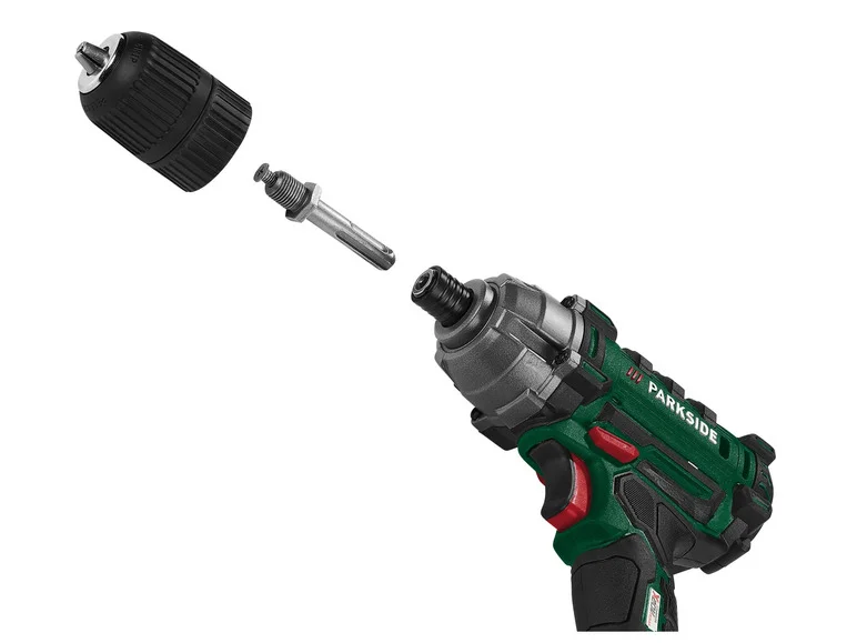 PARKSIDE® SDS-smurt borhammer med kort meisel og hurtigkobling