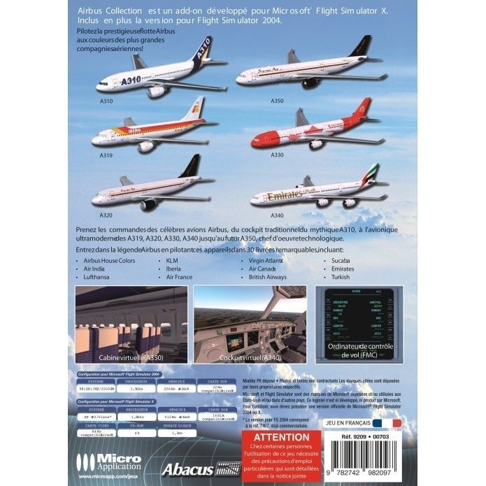 ADD-ON FSX : Airbus / JEU PC DVD-ROM