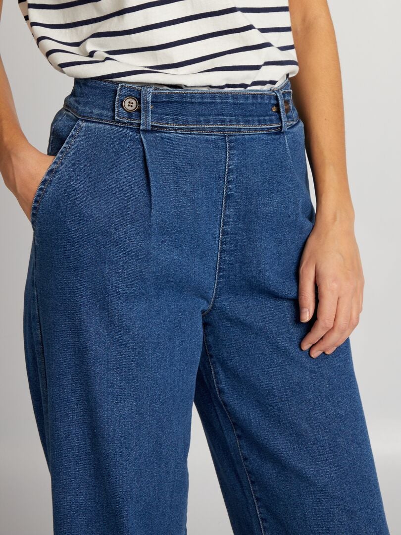 Calça jeans de perna larga 'JDY' - AZUL