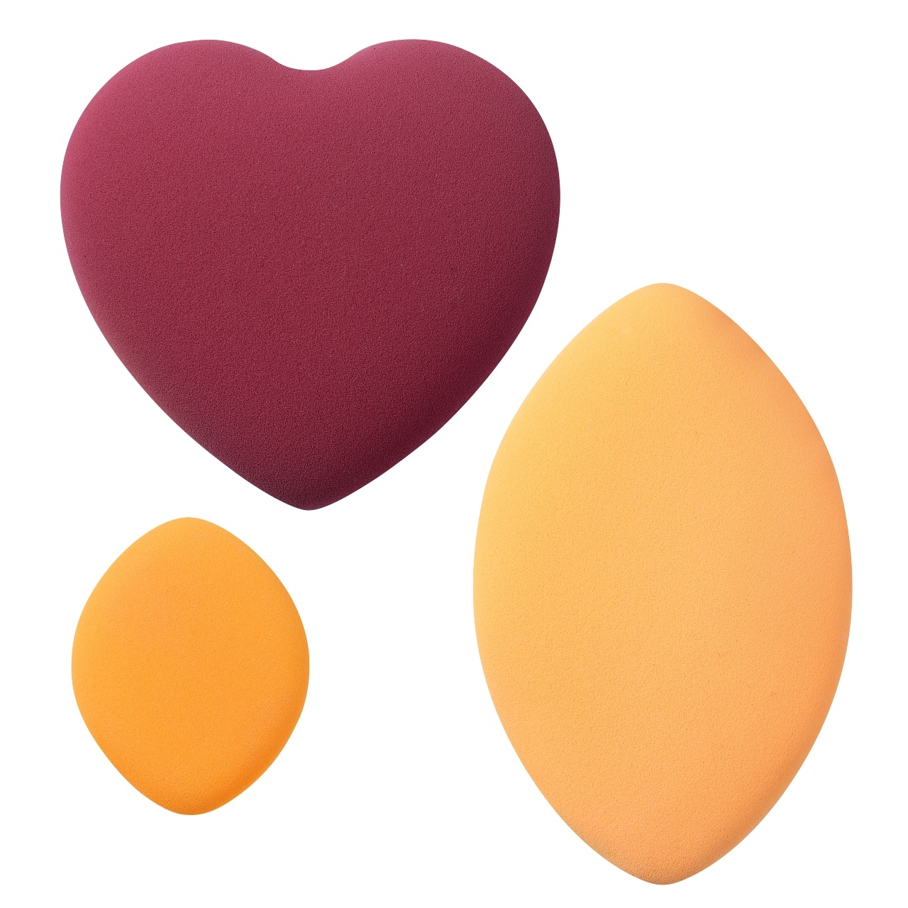 Real Techniques Make-up-Accessoire-Trio Matte + Merry Puff – 1 št.