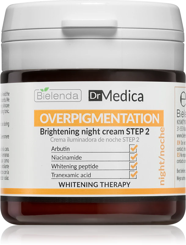 Creme Noturno Clareador para Pele com Hiperpigmentação Bielenda Dr Medica