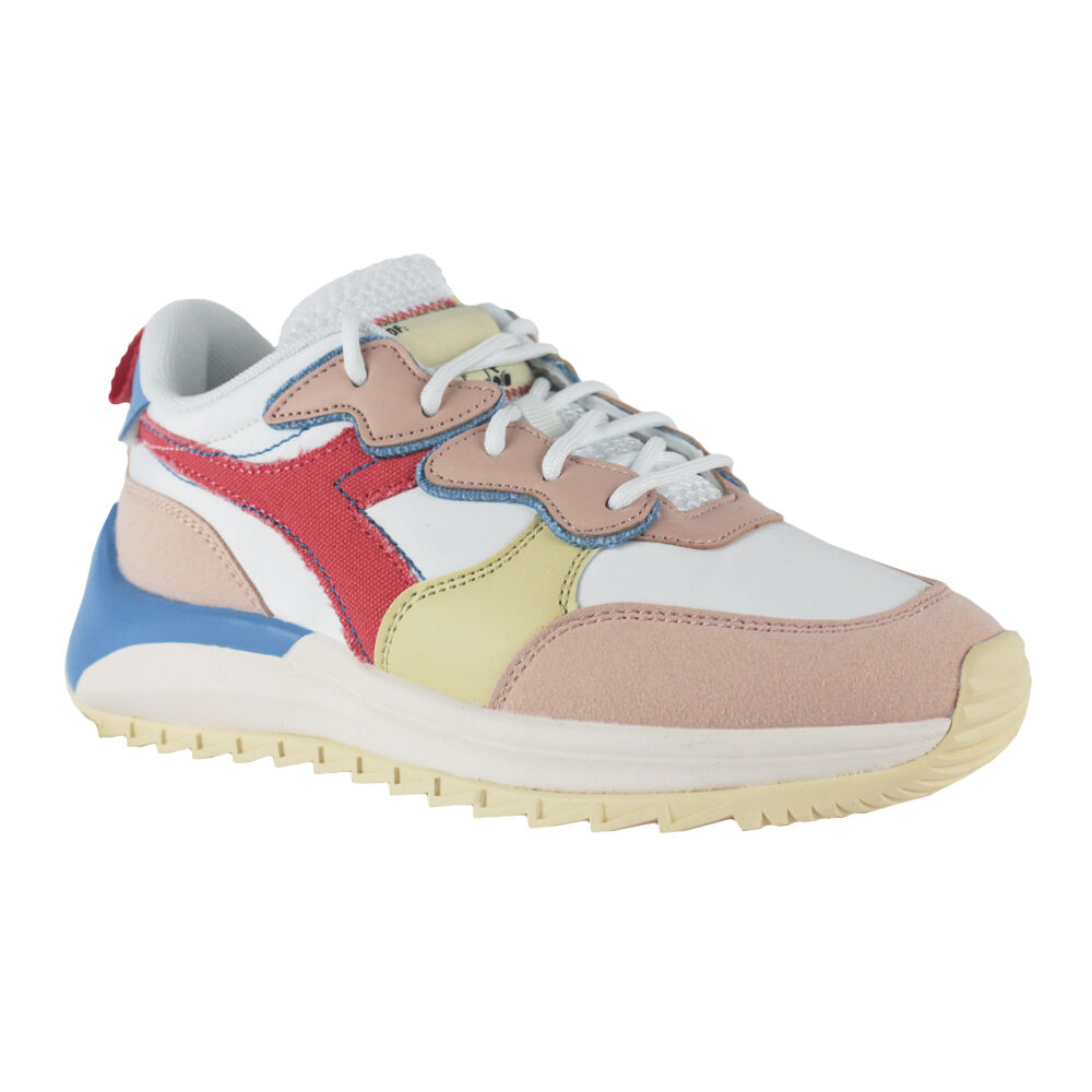 Diadora Jolly C9868 Vita/Kvällssand/Hot Co Sneakers
