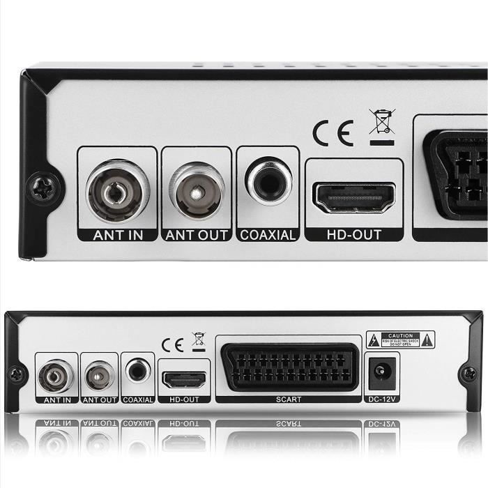 Strom 506 DVB-T2 Récepteur Numérique Décodeur TNT Terrestre  ✓DVB-T / DVB-T2 ✓ Full HD ✓MPEG 2 ✓MPEG 4 ✓H.265 ✓1080i ✓1080