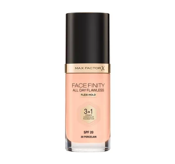 Max Factor Facefinity All Day Flawless podkład 3w1 30 Porcelain 30 ml