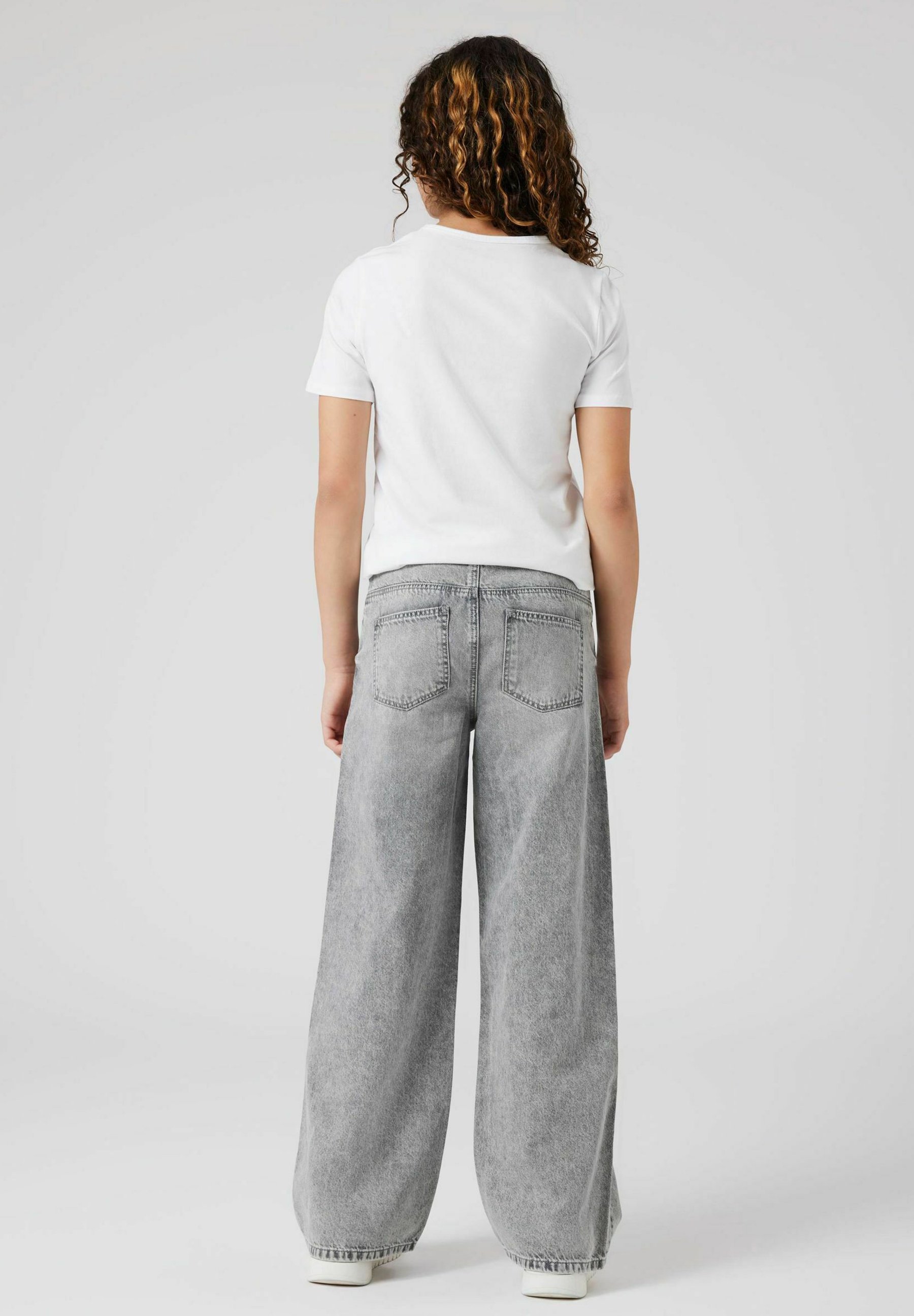 TWO SOON WIDE - Jean coupe décontractée - denim gris clair