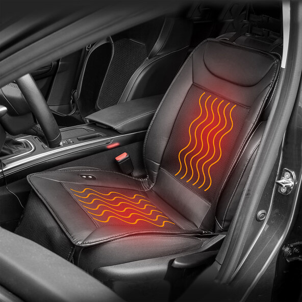 Climate-controlled seat cushion with cooling and heating function, 12 V