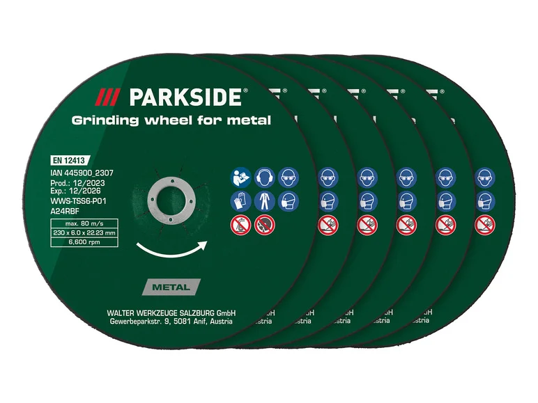 Disco de corte PARKSIDE® Zestaw, disco de rebarbação, disco de corte diamantado, Ø 230 mm