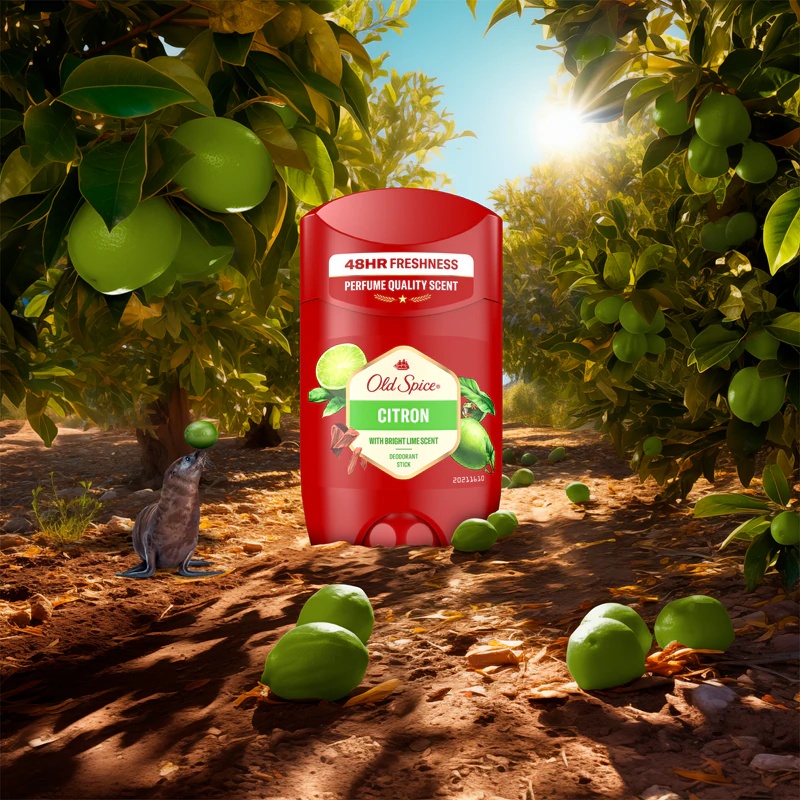 „Old Spice Citron“ vyriškas dezodorantas-stiklas