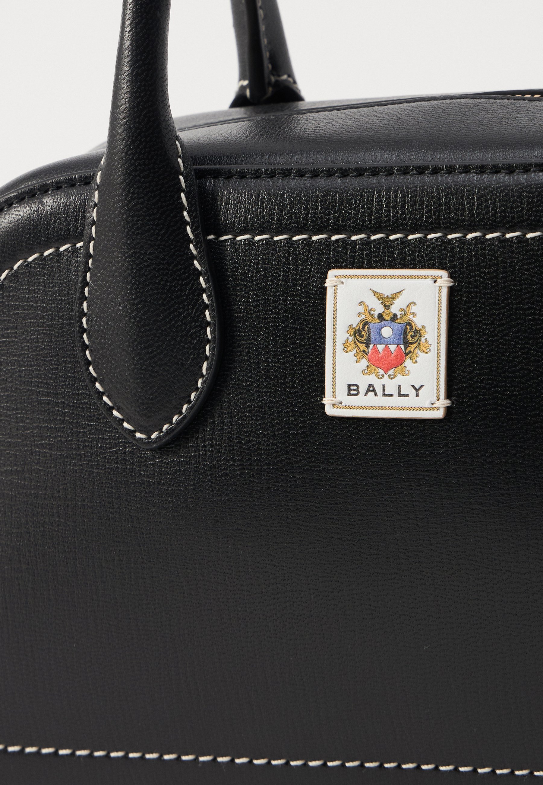 Bally UNDA SATCHEL - Handtas - zwart/oranje