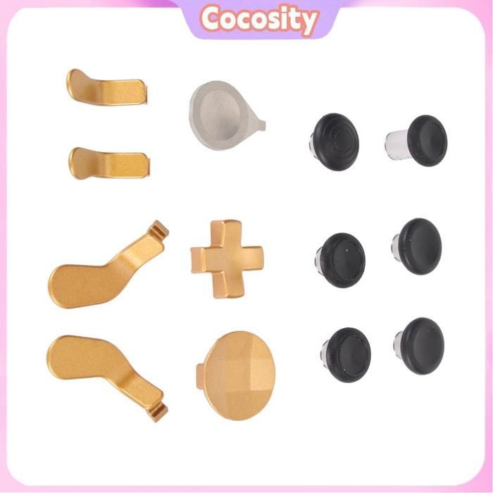 Kit de repuesto para pulgar Cocosity, kit magnético de metal para proyector de vídeo, negro/dorado