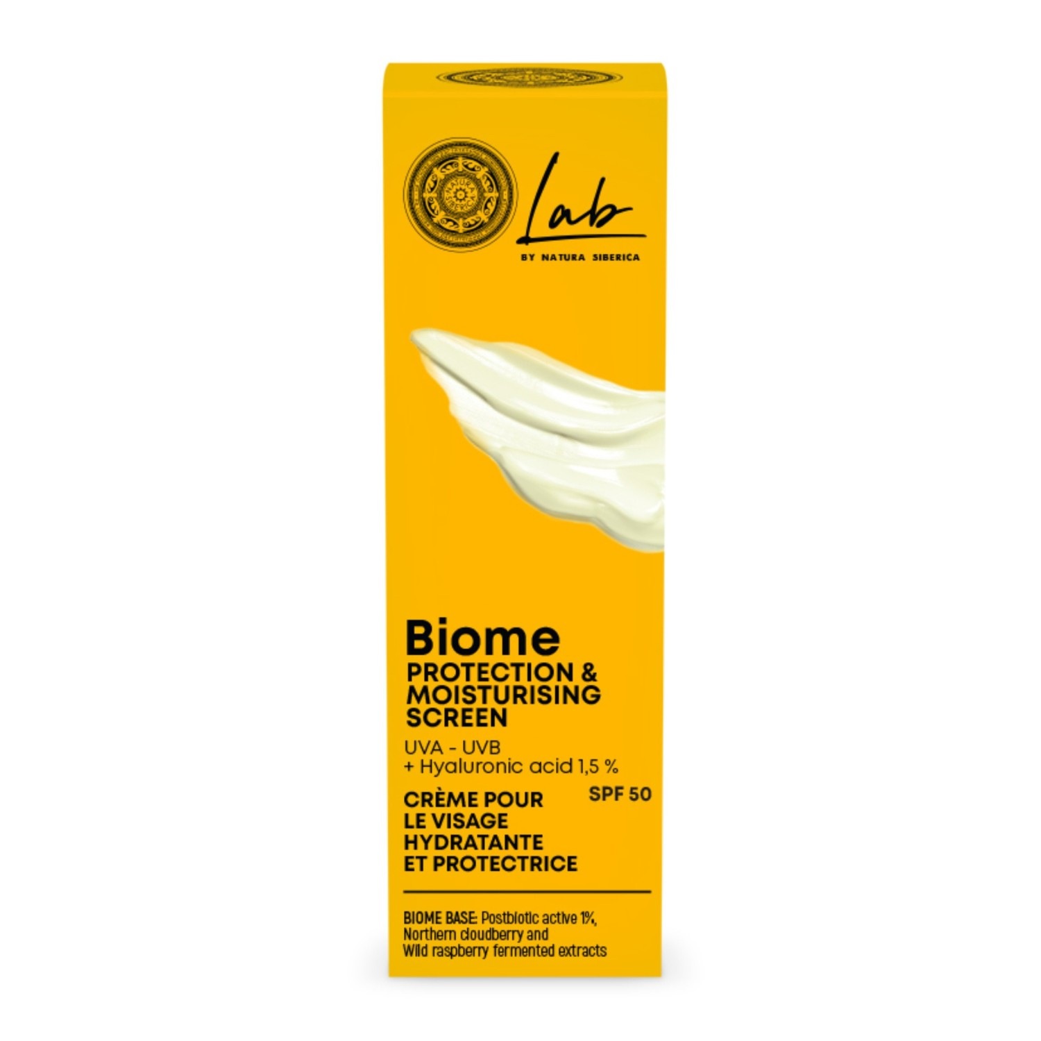 Natura Siberica LAB BIOME Crème visage protectrice SPF 50