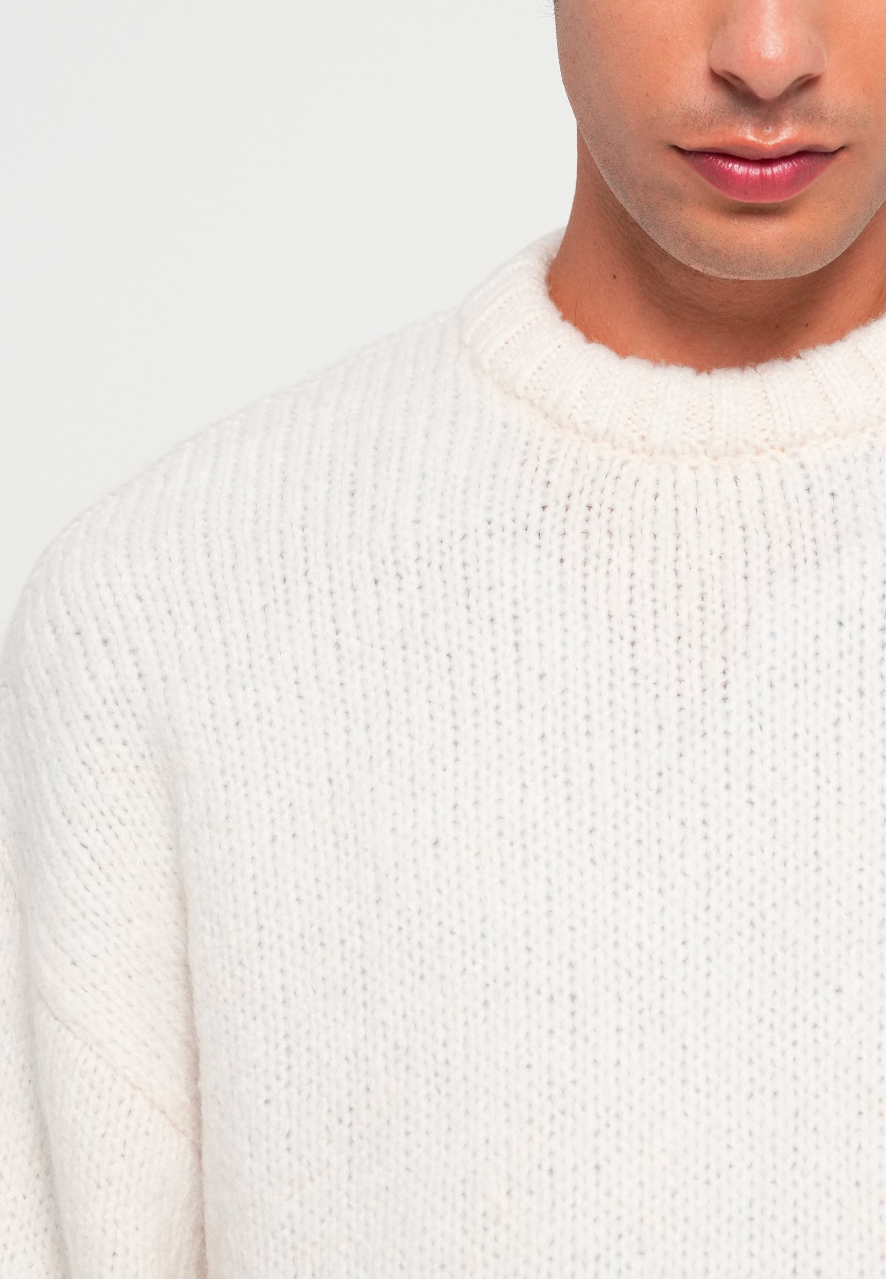 Pull Jack & Jones JCOKIDD à col rond - sel marin
