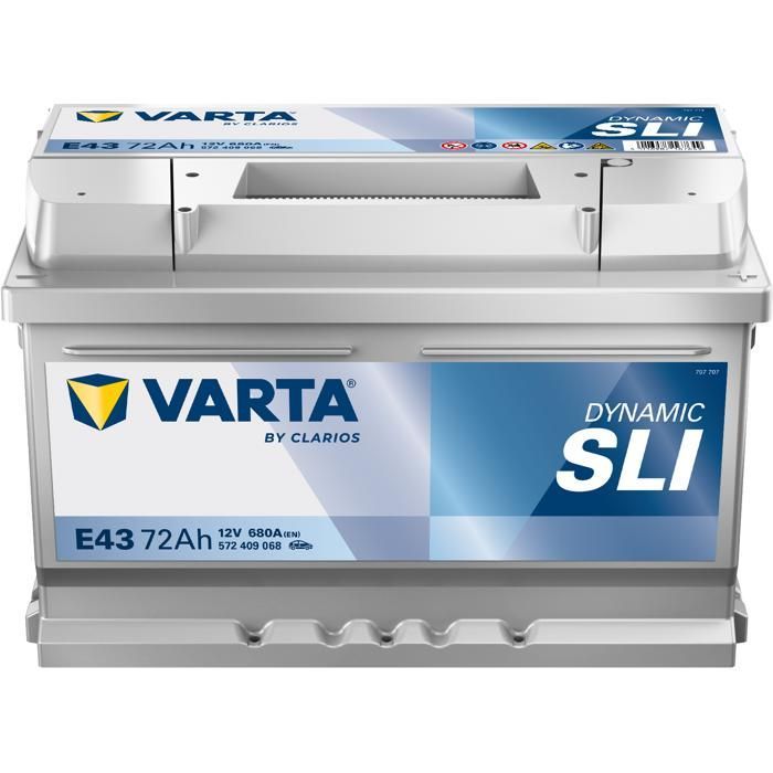 Batería de arranque Varta Blue Dynamic LB3 E43 de 12 V y 72 Ah / 680 A