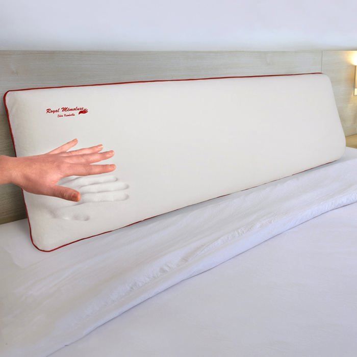 Cuscino cilindrico - Sampur - Grand Luxe - 140x40 cm - Schiuma memory - Rivestimento sfoderabile - Comfort ergonomico