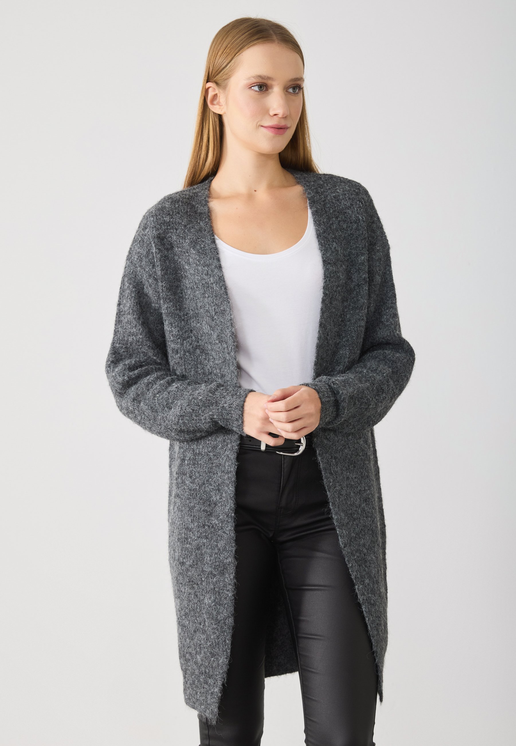 Cardigan Anna Field - grigio scuro mélange