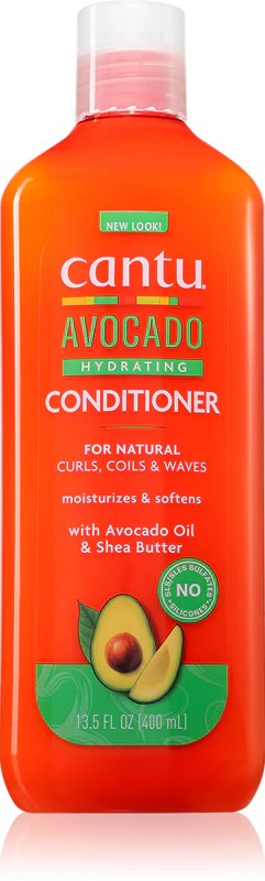 CANTU Avocado Conditioner, een intensief hydraterende conditioner voor krullend en golvend haar.