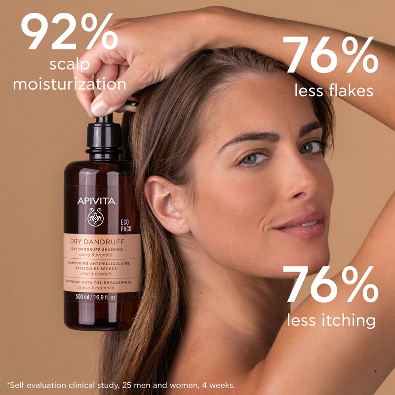 Shampoo Anticaspa Seco Apivita