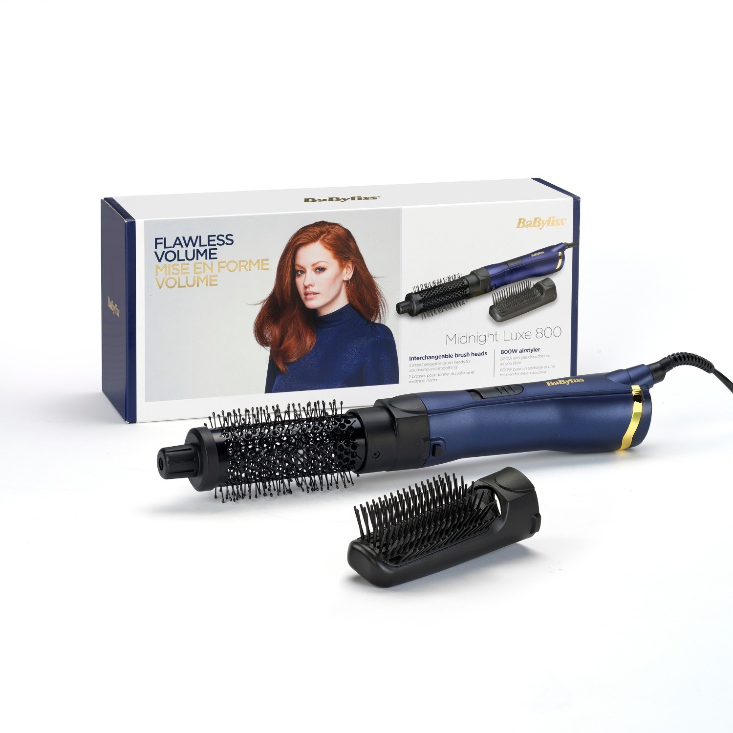 BaByliss Midnight Luxe 800 fen za kosu sa vrućim zrakom - 1 komad.