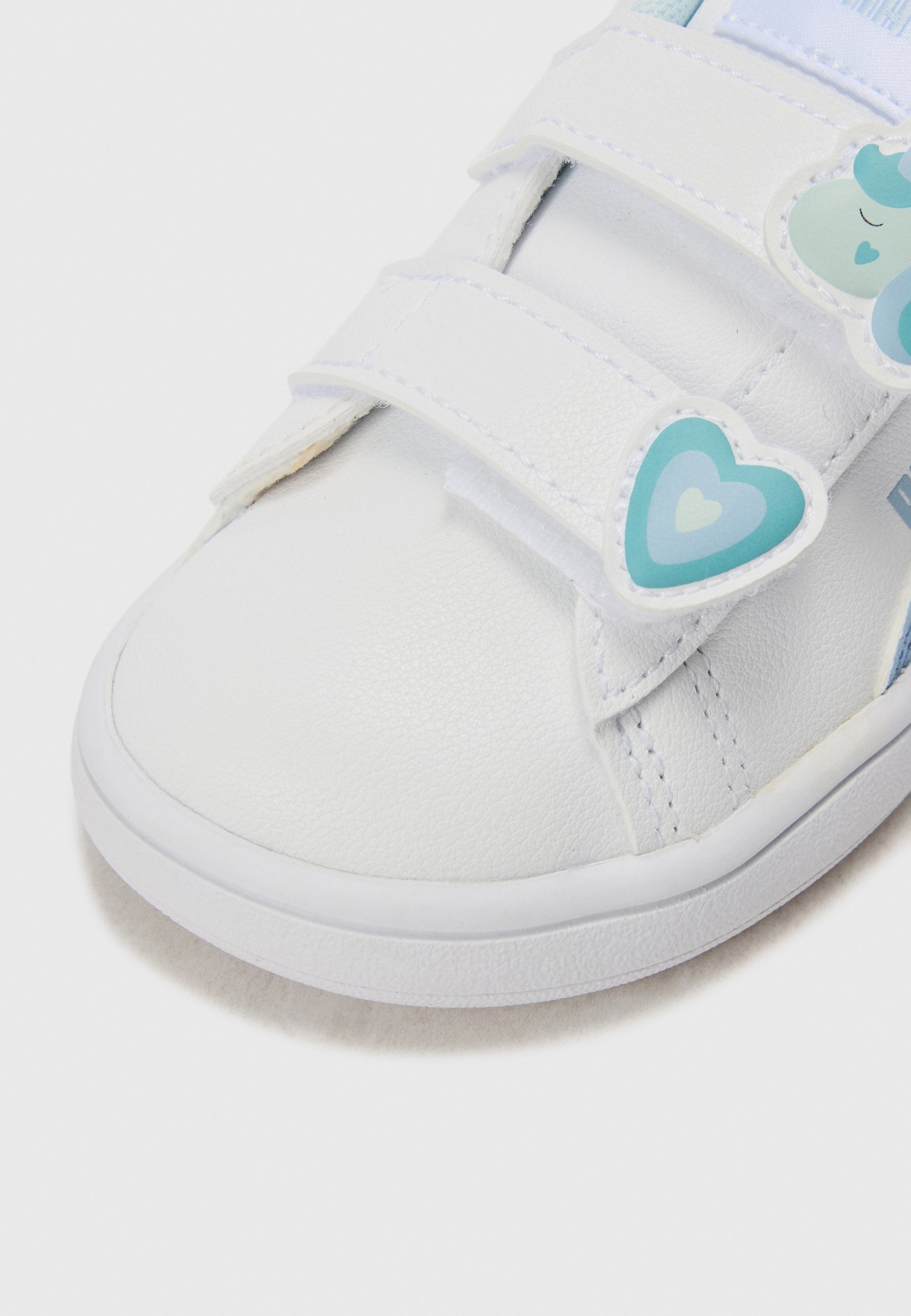 Puma SMASH - Chaussures bébé - blanc/haute tropique
