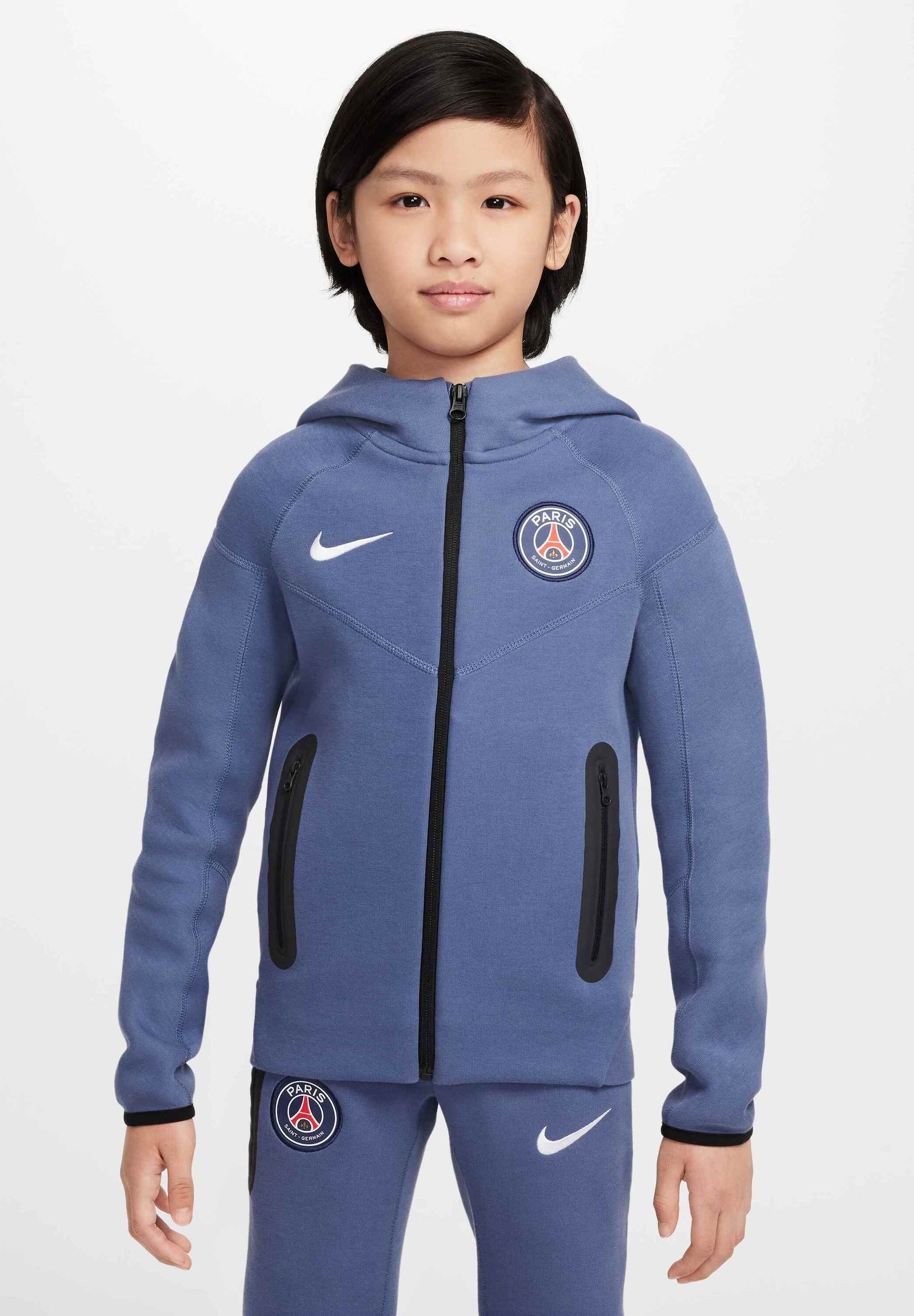 Nike Performance PARIS GERMAIN PSG B NSW TECH - Mikina - black/white