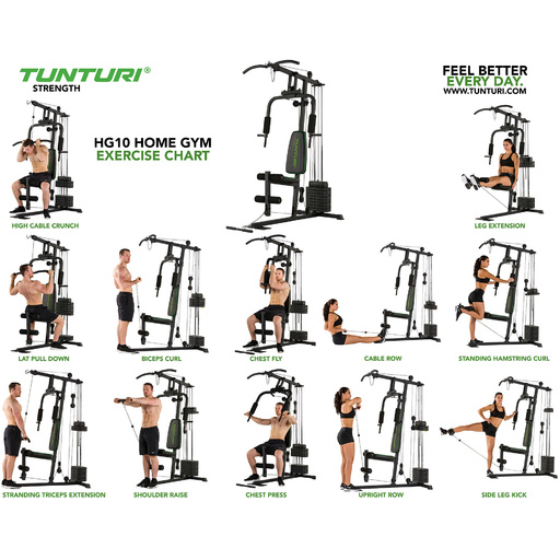 Multiestación Hg10 Homegym Tunturi.