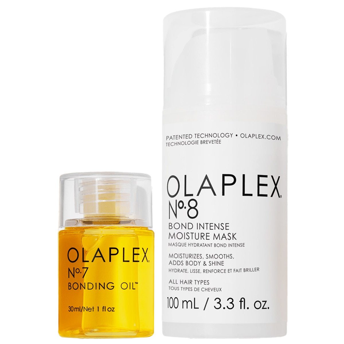 Olaplex komplet za nego las: Sijaj in vlaženje – Duo (1 kos)