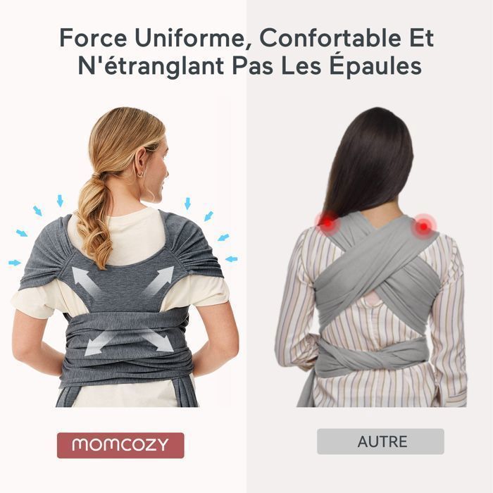 Momcozy Babytragetuch für Neugeborene bis 22,7 kg
